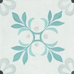 Harmony Sirocco Blue Garden 22,3x22,3 płytka w malowniczy wzór