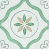 Harmony Sirocco Green Petals 22,3x22,3 płytka w malowniczy wzór