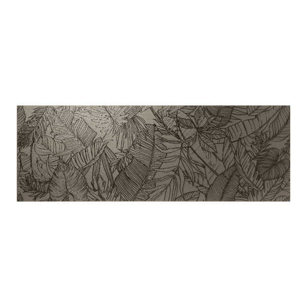 Fanal Pearl Tropic Grey 31,6x90 płytka z motywem roślinnym