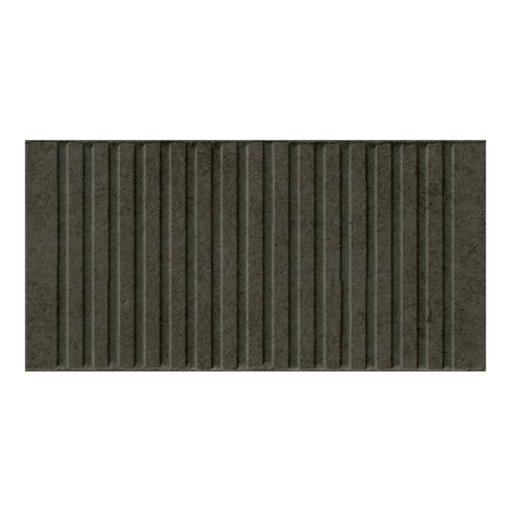 Peronda FS Loft Black 20x40 ryflowana płytka ścienna