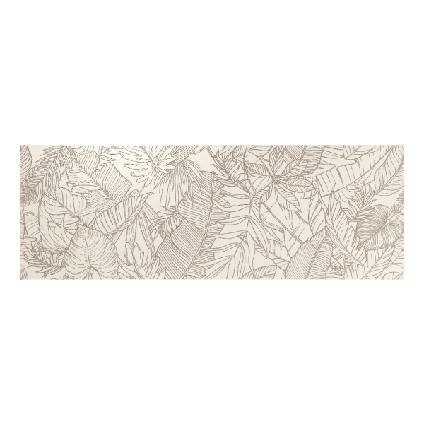 Fanal Pearl Tropic Linen 31,6x90 płytka z motywem roślinnym