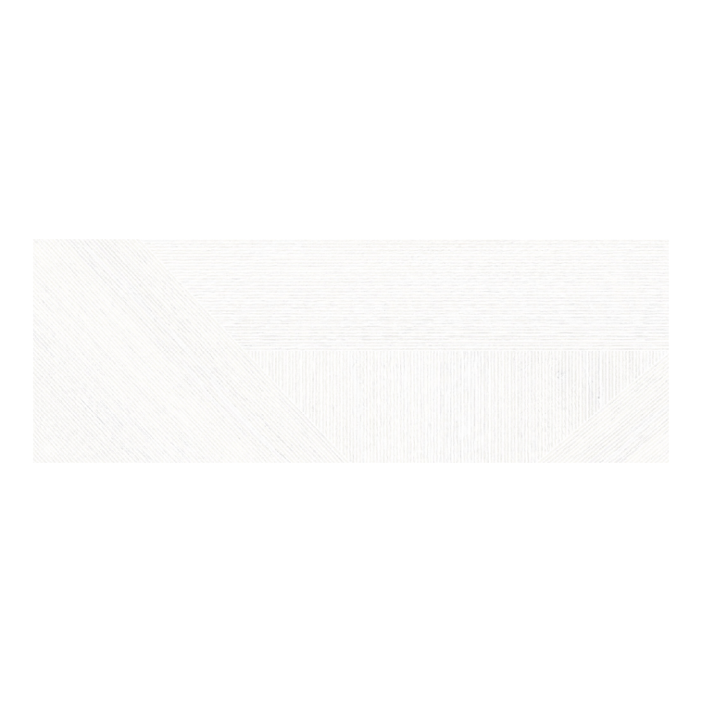 Fanal Quetry White 31,6x90 płytka z motywem geometrycznym