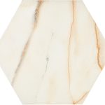 Durstone Marmi Viena Gold 23x27 płytka heksgon marmur