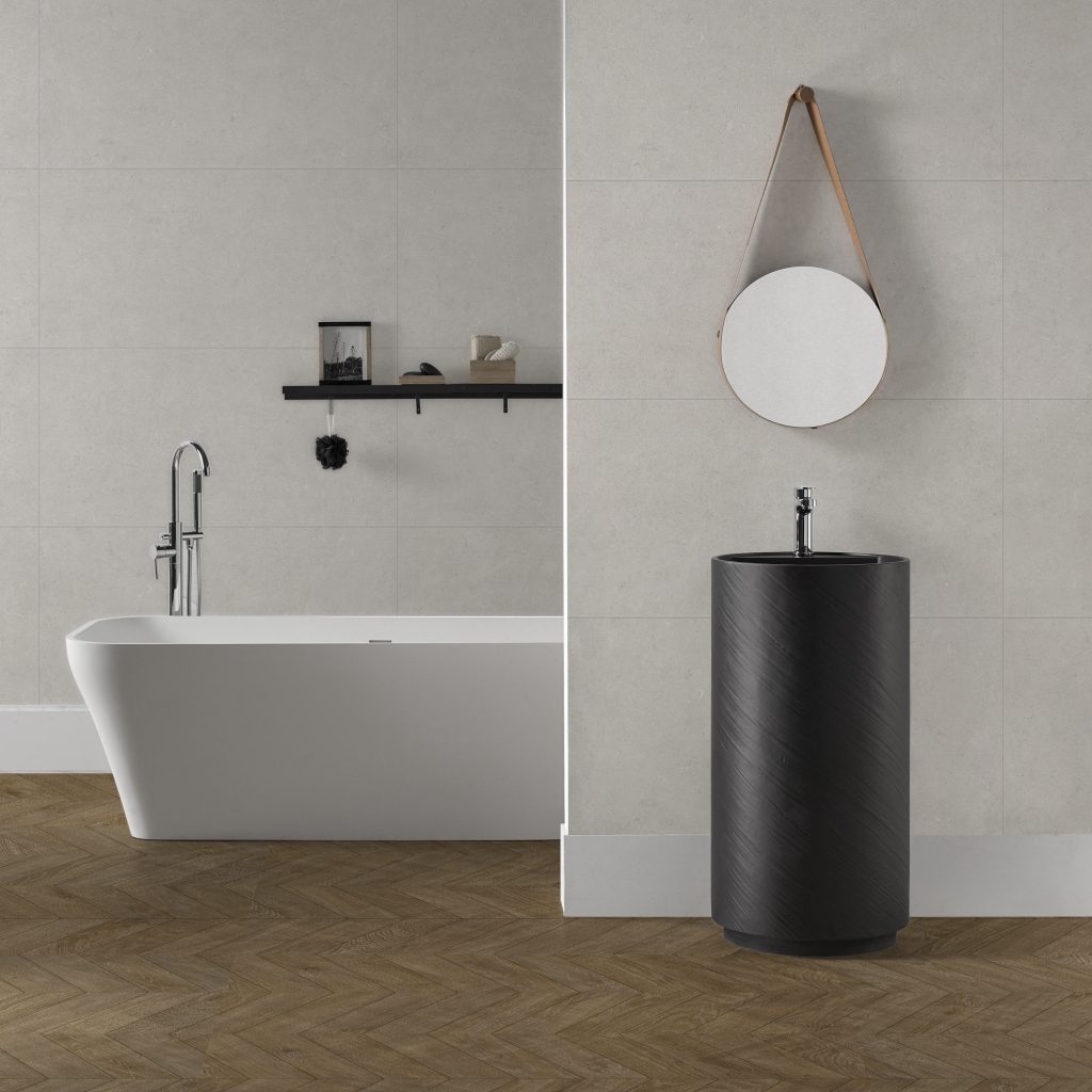 Mykonos Baku Chevron Castano 60x120