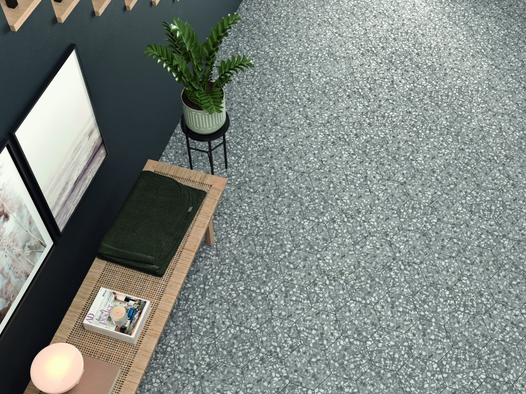 Durstone Terazzo Grey 23x27 