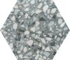 Durstone Terazzo Grey 23x27 płytka heksagon lastryko