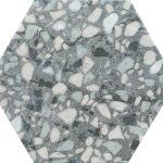 Durstone Terazzo Grey 23x27 płytka heksagon lastryko