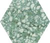 Durstone Terazzo Sage 23x27 płytka heksagon lastryko