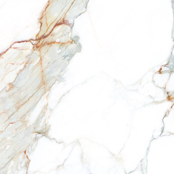 Museum Praline Gold SP/100x100/R płytka ze złoto-szarą żyłką