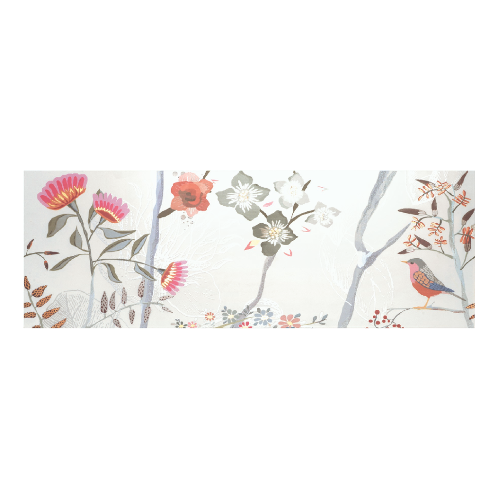 Fanal Decor Albi Blanco Garden 31,6x90 płytka w kwiaty