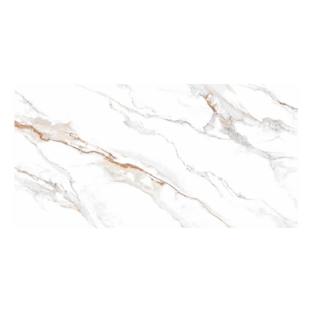 Museum Praline Gold A/75,5x151/EP płytka ze złoto-szarą żyłką