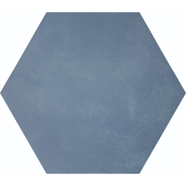 Mykonos Soho Blue 19,8x22,9 niebieska płyta heksagon