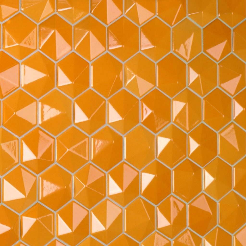 Natucer 3D Hex Amarillo 34x32,6 płytka trójwymiarowa