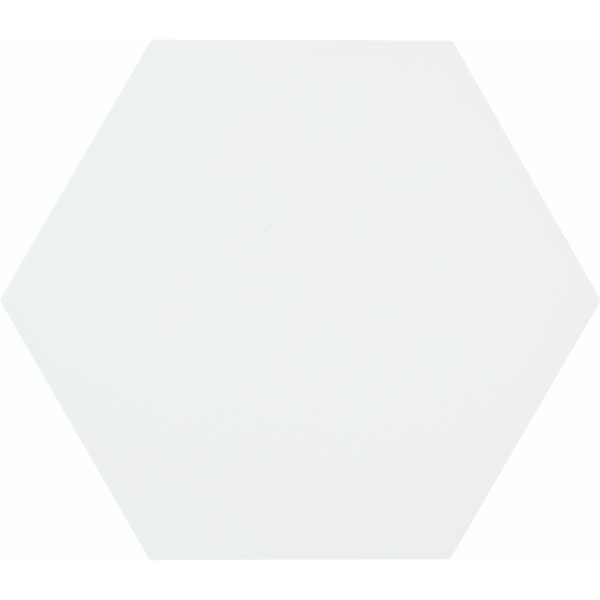 Mykonos Soho White 19,8x22,9 biała płytka heksagon