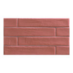 Natucer Wabi Sabi Clay Matt 7x40 czerwona płytka cegiełka
