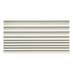 Natucer Donna Bianco 10x20 biała, ryflowana płytka