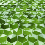 Natucer 3D Hex Verde 34x32,6 płytka trójwymiarowa