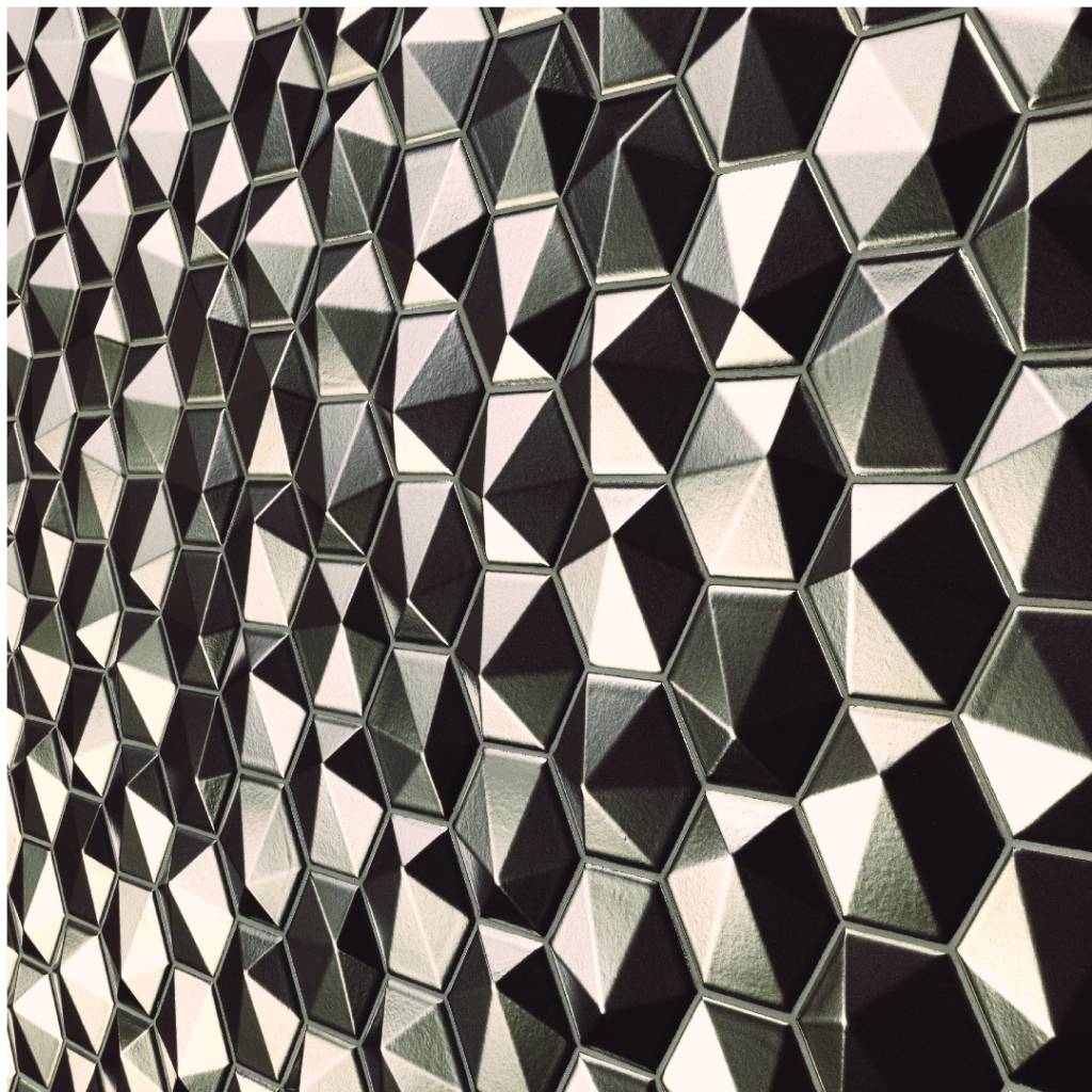 Natucer 3D Hex Metalico 34x32,6 płytka trójwymiarowa