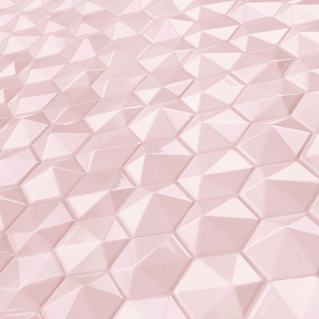 Natucer 3D Hex Rosa 34x32,6 płytka trójwymiarowa