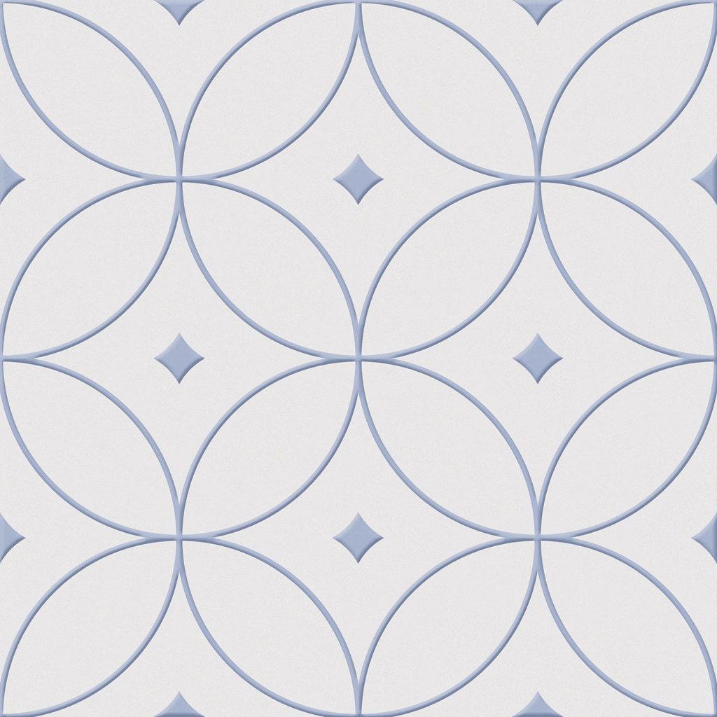 Keros Alhambra Azul 25x25 płytka patchwork