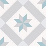 Keros Barcelona Star 25x25 płytka z motywem gwiazdy