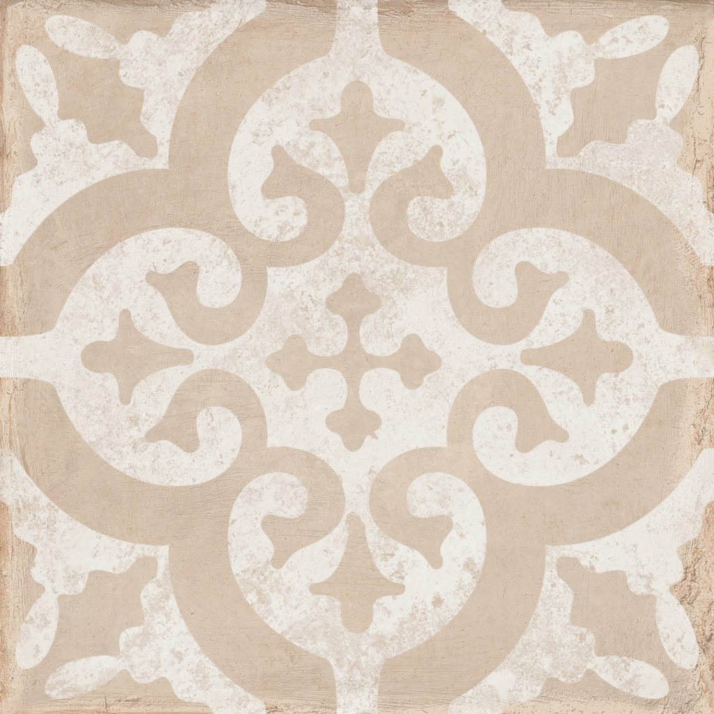 Keros Triana Flor Beige 25x25 płytka patchwork