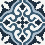 Keros Valencia Lonja 25x25 płytka patchworkowa niebieska