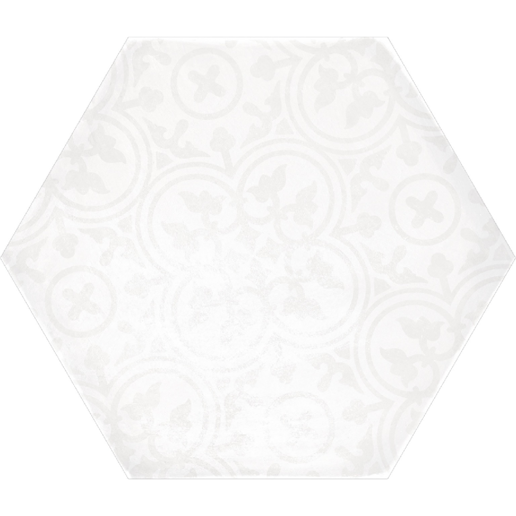 Keros Hexa Boreal Hidra Blanco 23x27 płytka heksagon
