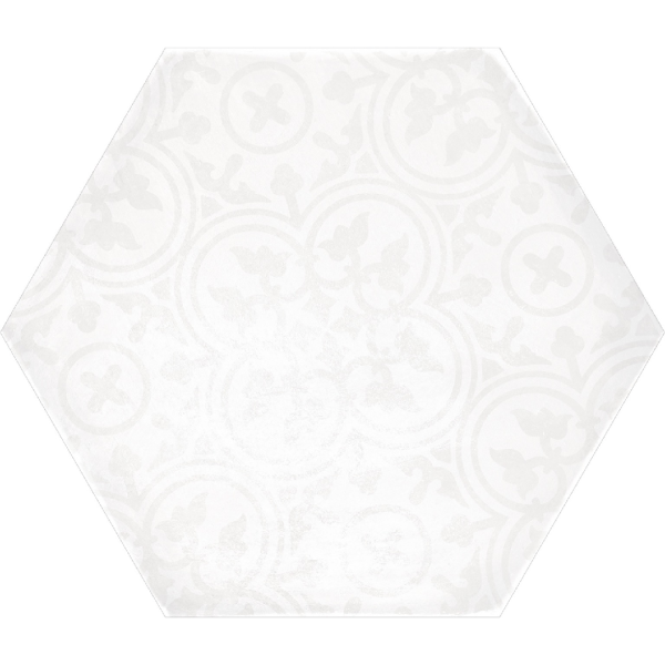 Keros Hexa Boreal Hidra Blanco 23x27 płytka heksagon
