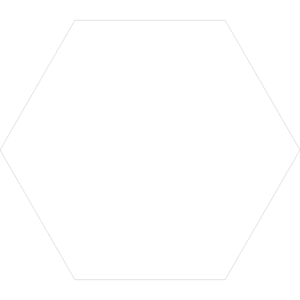 Keros Hexa Element Blanco 23x27 biała płytka heksagon