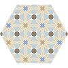 Keros Al-Andalus Mix 23x27 płytka heksagon we wzory
