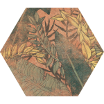 Keros Hexa Maison Flora 23x27 płytka heksagon w kwiaty