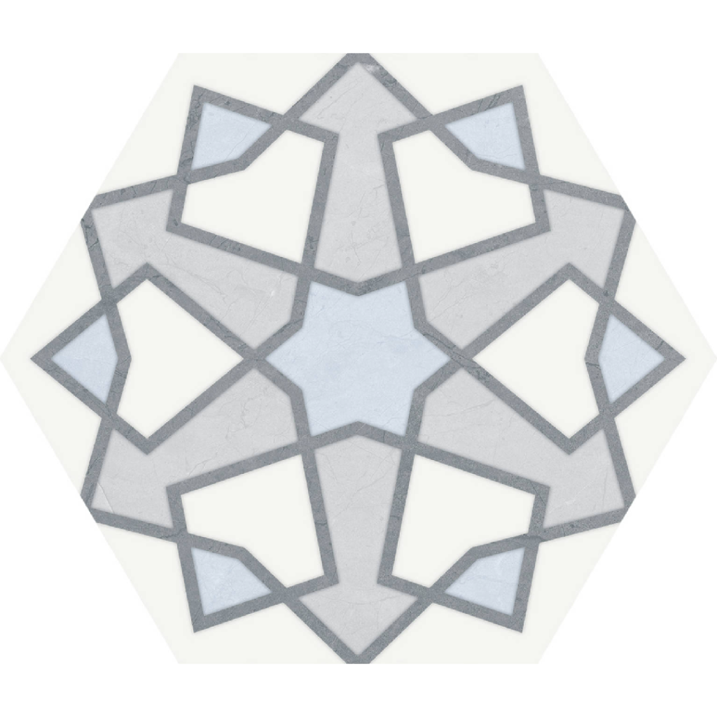 Keros Hexa Venezia Blue 23x27 płytka haksagon