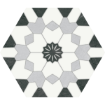 Keros Hexa Venezia Nero 23x27 płytka heksagon