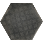 Keros Hexa Boreal Hidra Antracita 23x27 czarna płytka heksagon