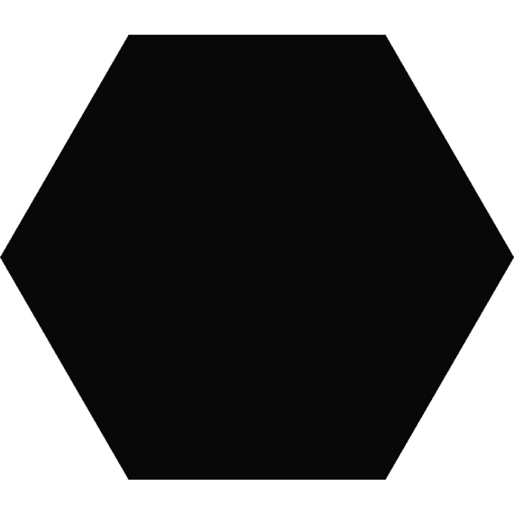 Keros Hexa Hub Negro 14x16 płytka czarny heksagon