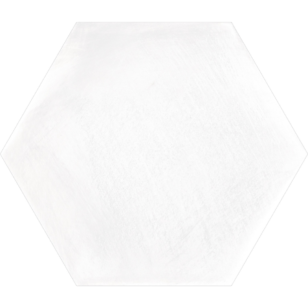 Keros Hexa Boreal Blanco 23x27 biały heksagon