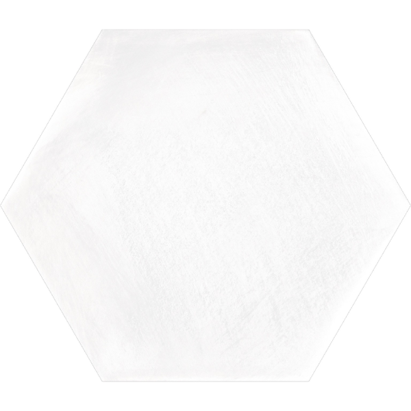 Keros Hexa Boreal Blanco 23x27 biały heksagon