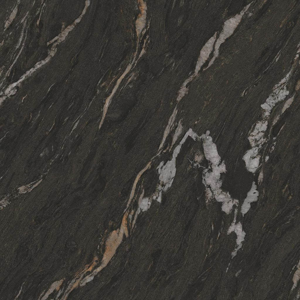 Arcana Aster-R 120x120 czarny kamień z jasną żyłką