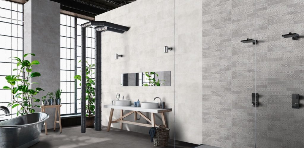 Keros Decorado Walk Acero 25x75