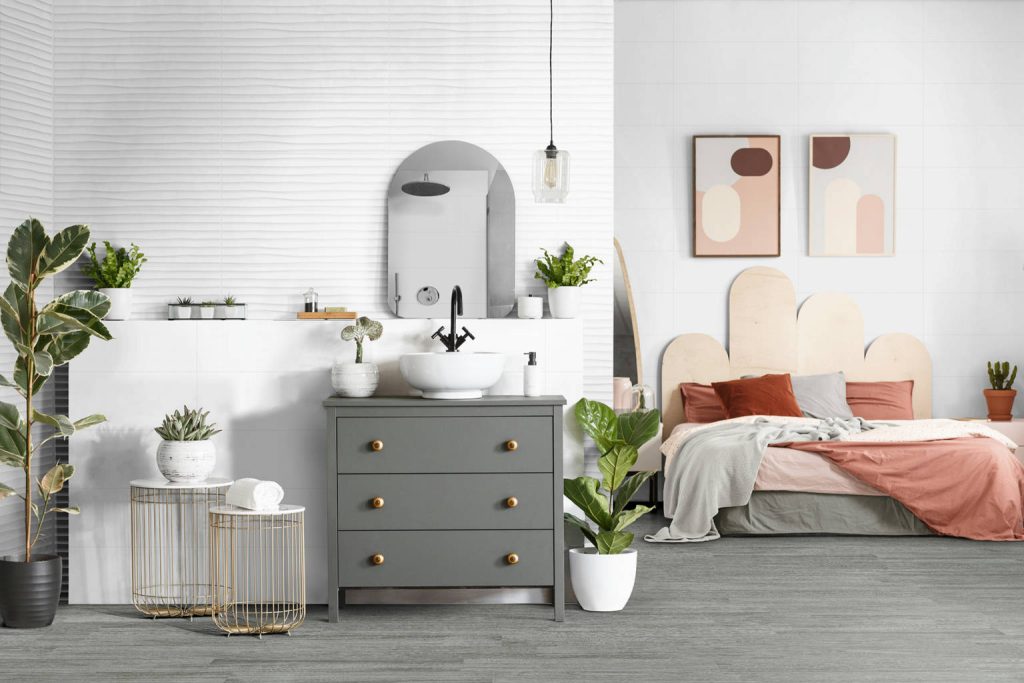 Keros Decorado White Mate Dune 25x75