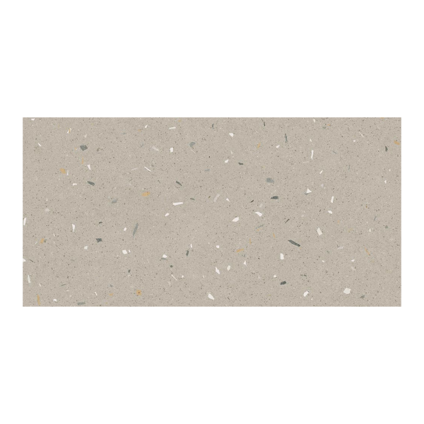 Arcana Croccante-R Sesamo 60x120 szara płytka lastryko, kolorowe kamyczki