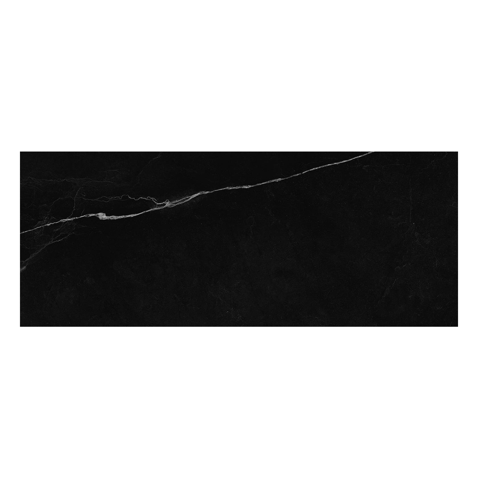 Keros Vernazza Negro 20x50 czarna płytka z cienką żyłką Keros Vernazza Negro 20x50 czarna płytka z cienką żyłką