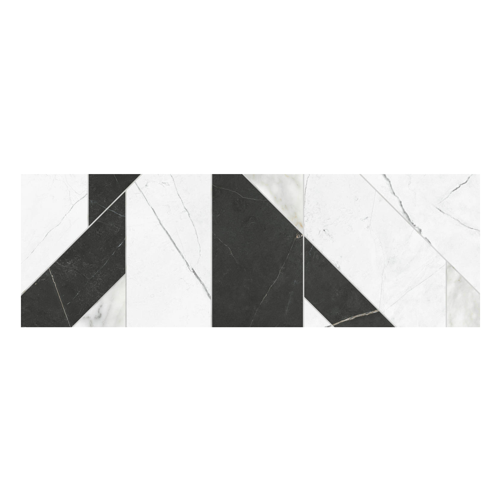 Keros Vernazza Regio 30x90 biało-czarna płytka ścienna Keros Vernazza Regio 30x90 biało-czarna płytka ścienna