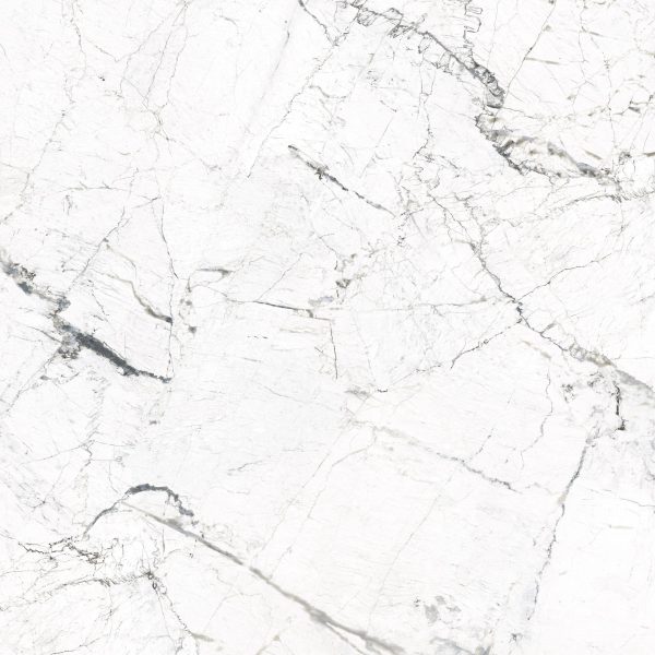 Fanal Windsor White 120x120 biała płytka z niebieską żyłką