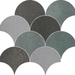 Arcana Positano Mosaic Multicolor 30x30 płytki łuski