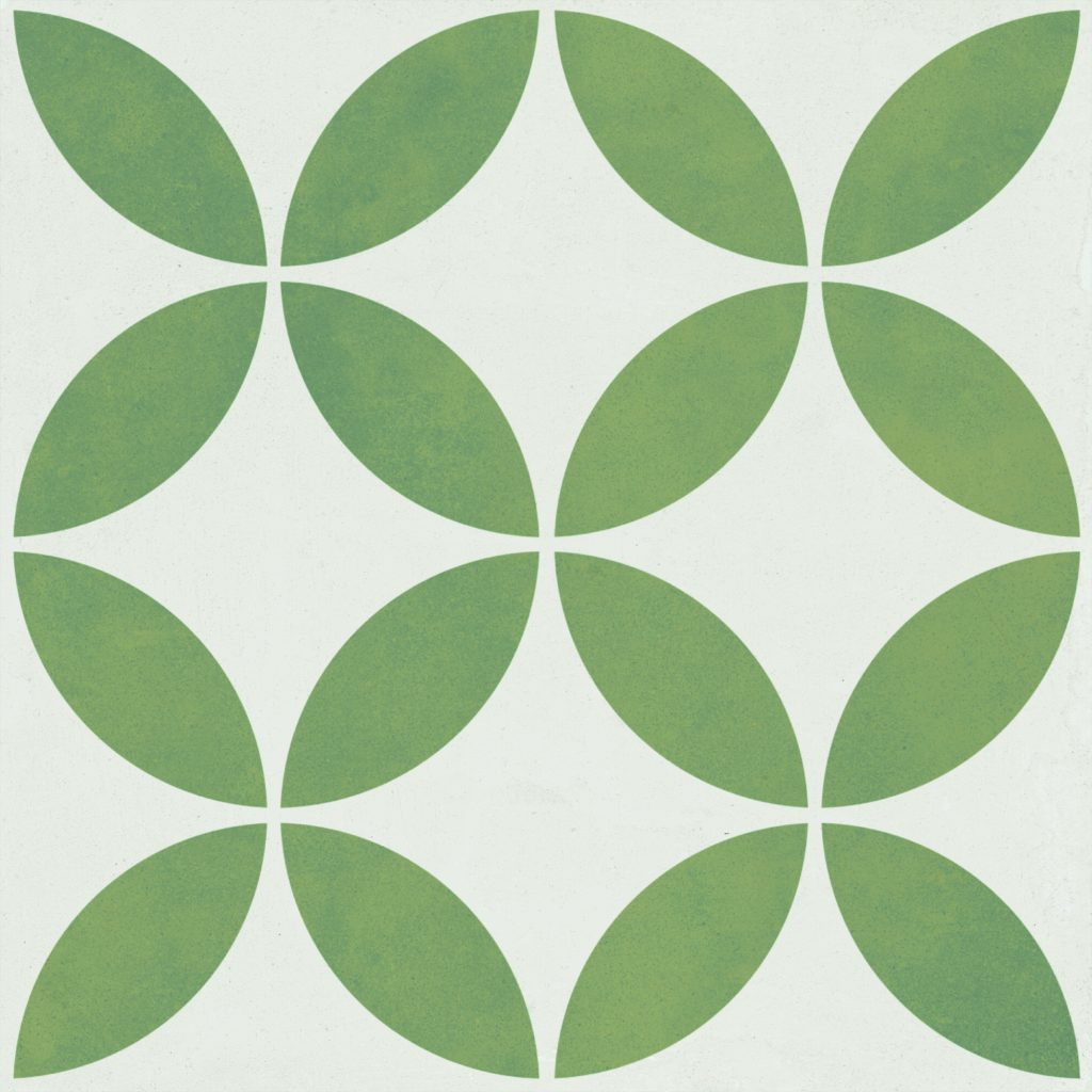 Harmony Mayari Green Petals LT 22,3x22,3 płytka dekoracyjna