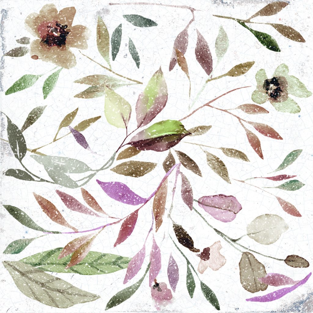 Harmony Mayolica Garden 14,8x14,8 płytka z kolorowymi kwiatami