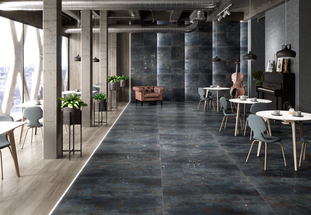 Tau Ceramica Metal Royalblue SP 60x120