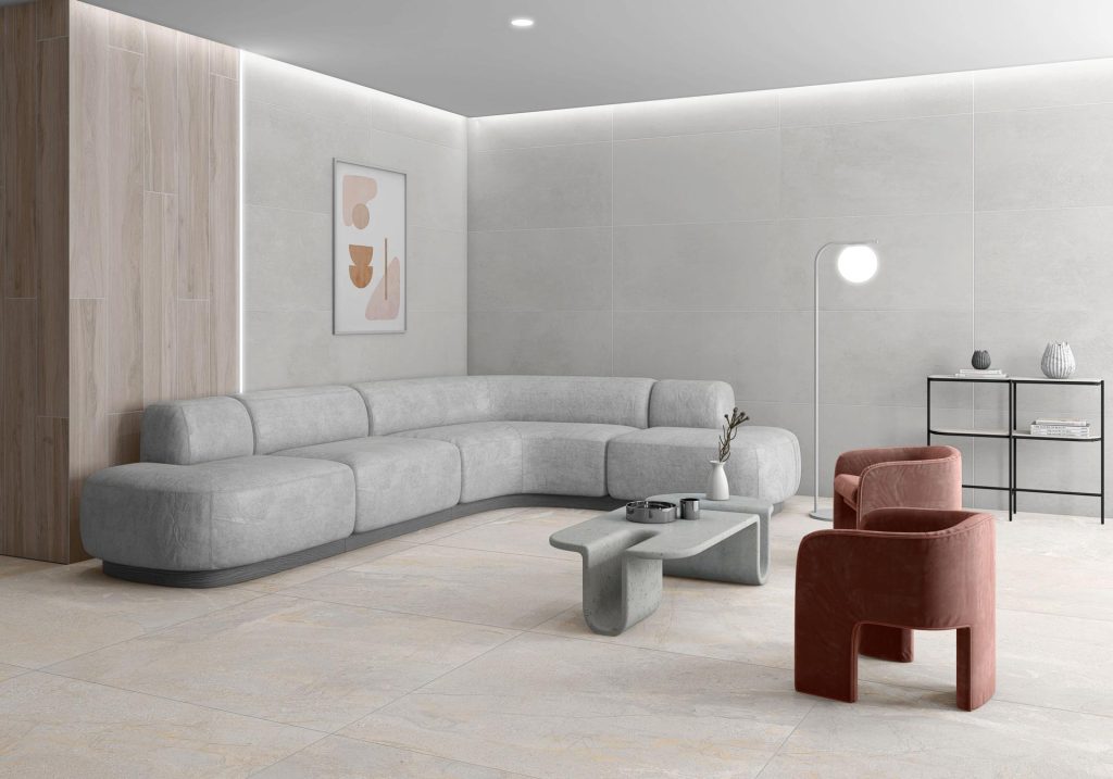 Tau Ceramica Mainstone Silver Pulido 120x120